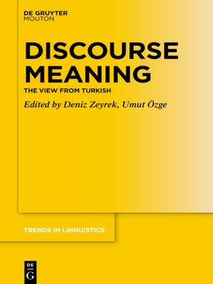 cover image of Discourse Meaning